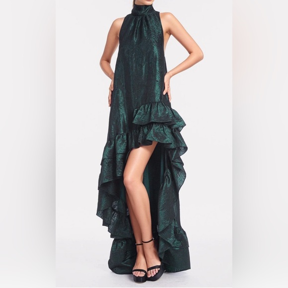 Naomi Forest Hilo Jacquard Dress